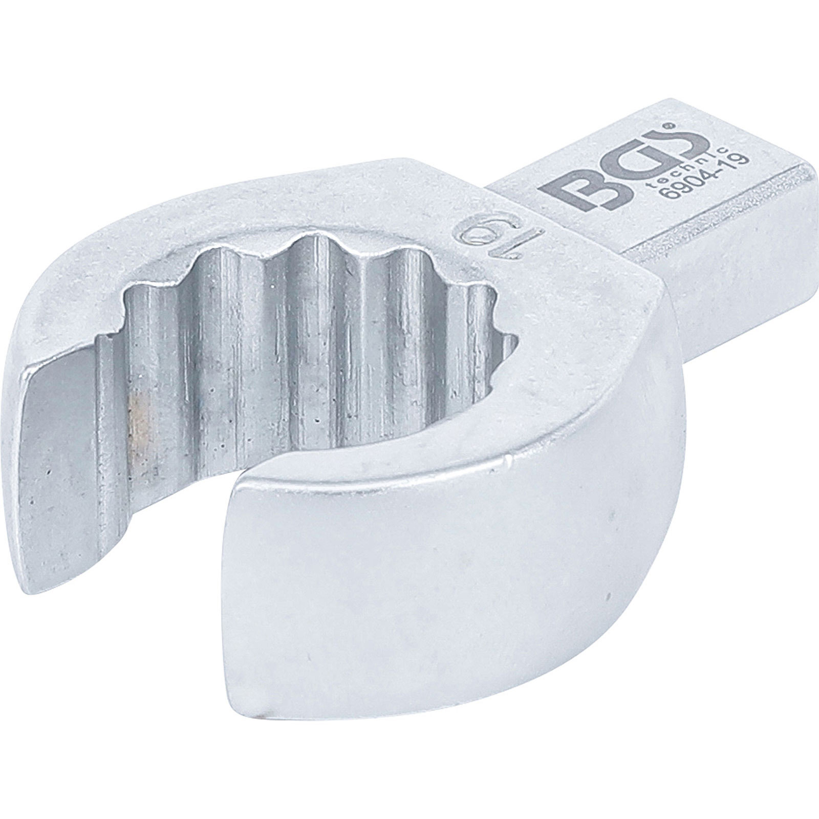 BGS Einsteck-Ringschlüssel offen 19 mm Aufnahme 9 x 12 mm - 6904-19