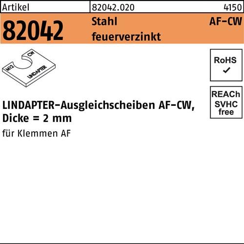 Ausgleichsscheibe R 82042 AF M12 CW Stahl feuerverz. 1 Stück LINDAPTER
