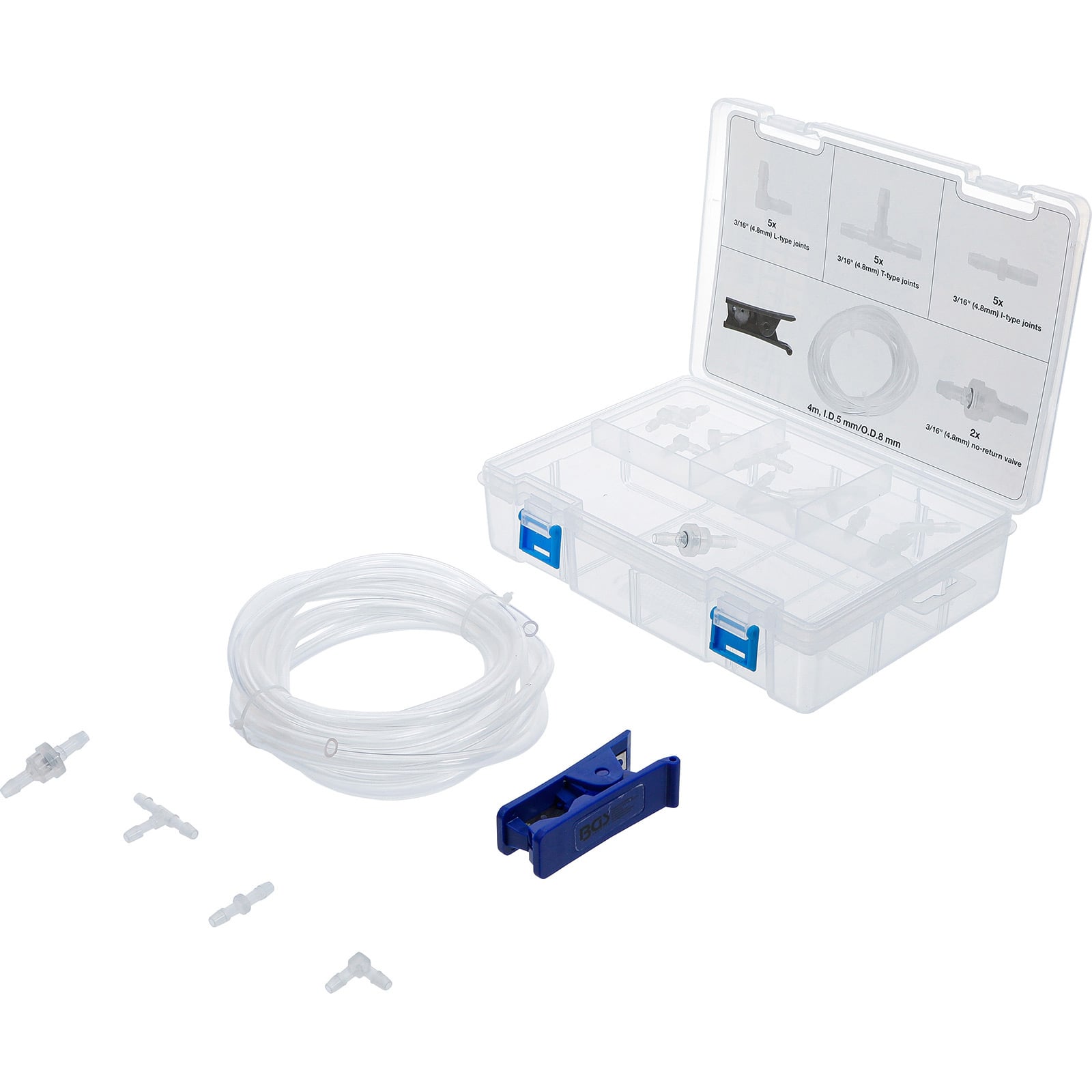 BGS Scheiben-Wischwasserschlauch-Reparatursatz 19tlg. - 74294