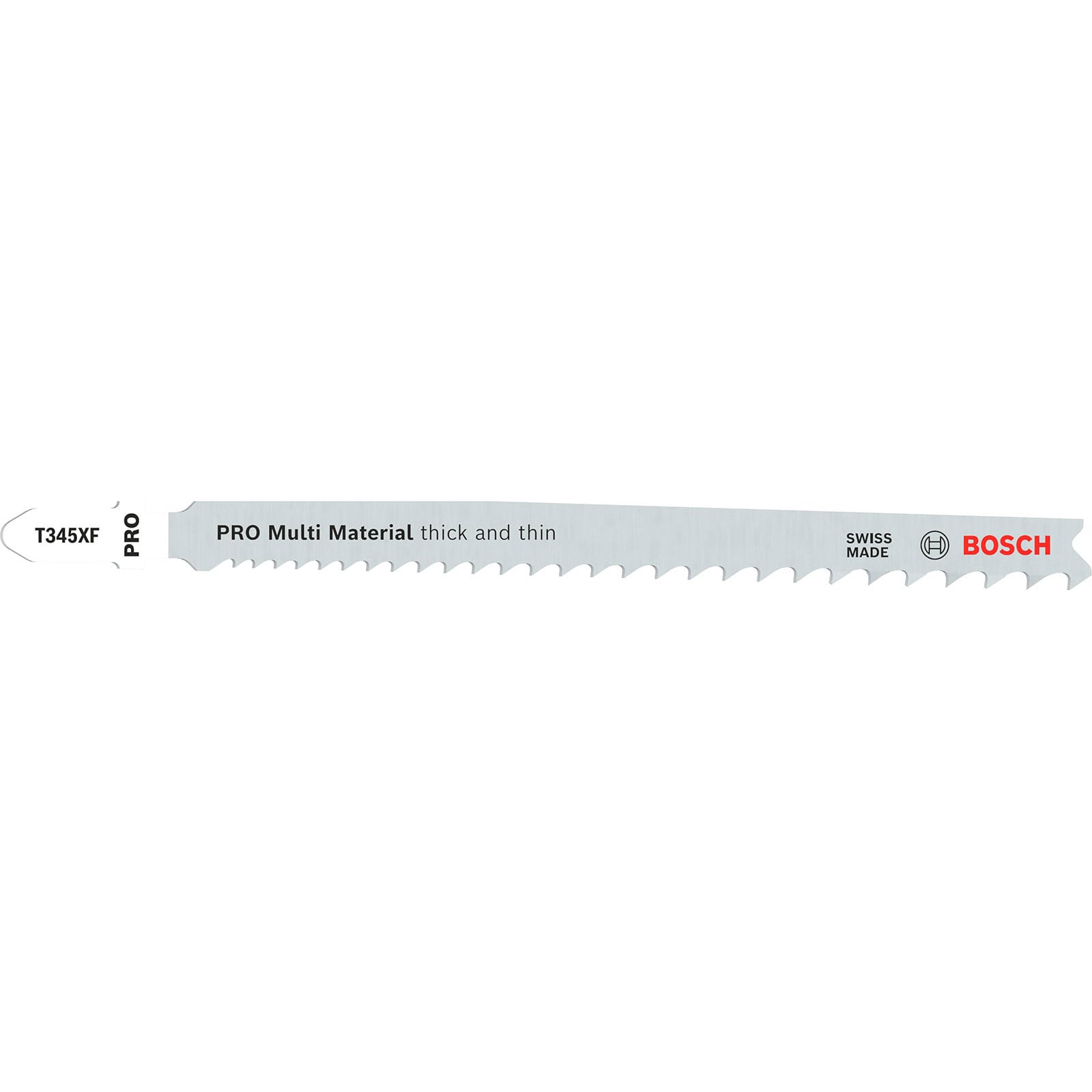 Bosch PRO Multi Material thick and thin T345XF Stichsägeblatt 132 mm 25-tlg. - 2608634995