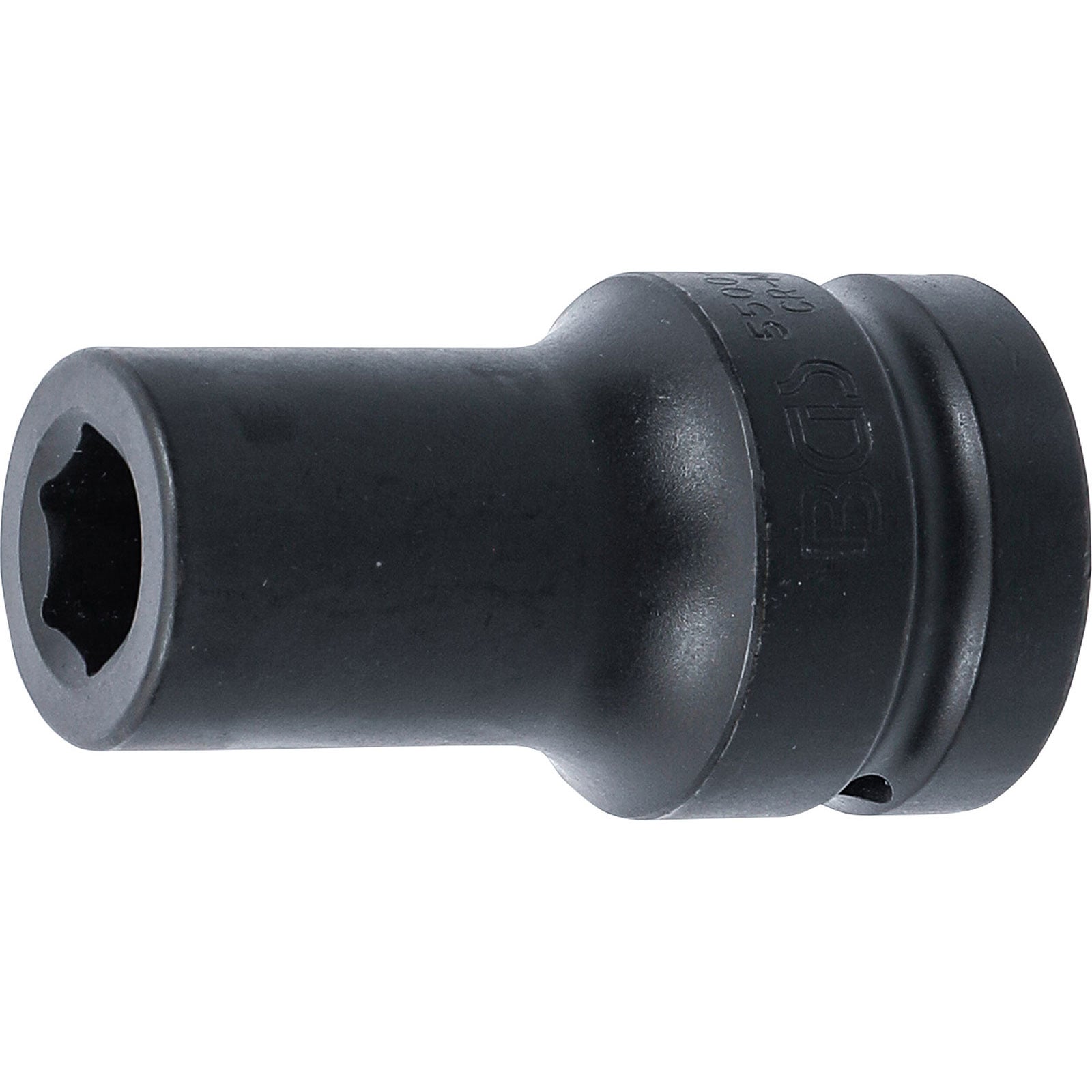 BGS Kraft-Steckschlüssel-Einsatz Sechskant tief Antrieb Innenvierkant 25 mm (1") SW 19 mm - 5500-19