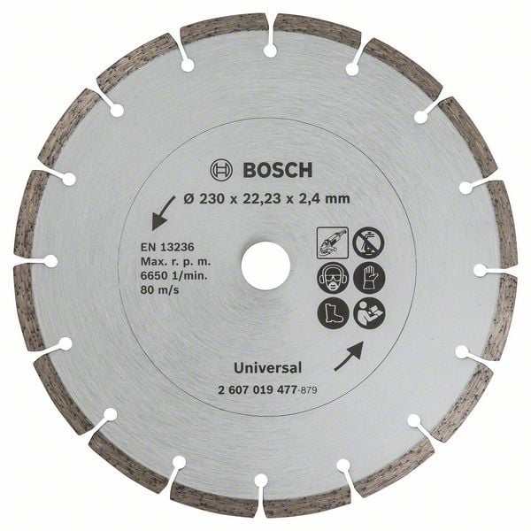 Bosch Diamanttrennscheibe für Baumaterial, Durchmesser: 230 mm - 2607019477