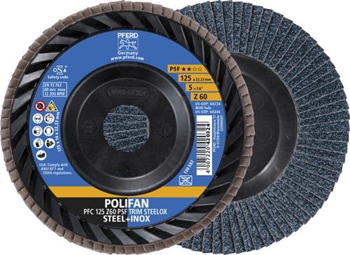 Fächerscheibe TRIM STEELOX D.125mm K.60 kon.ZK Z PFERD