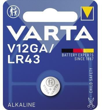 Varta Knopfzelle 04278101401 V12GA 1,5V 80mAh Alkali-Mangan