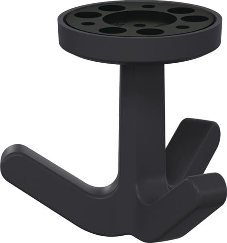 Dreifachhaken Ser.477 matt,elastisch 92 grau H.69mm D.51mm HEWI