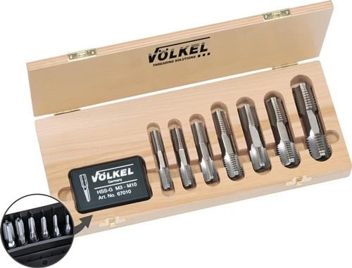 VÖLKEL Handgewindebohrersatz HexTap M3-M20 - 48601 VÖLKEL Handgewindebohrersatz HexTap M3-M20 - 48601