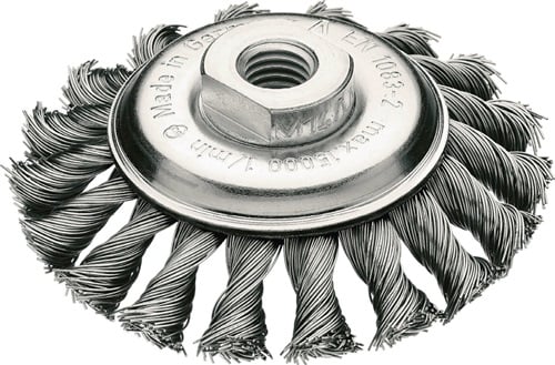 Lessmann Zopfkegelbürste Ø100 mm STA 12 mm 15.000 min-¹ - 471257