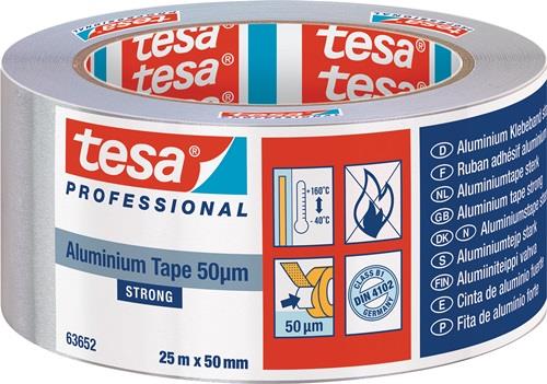 Tesa Aluminiumklebeband Strong 63652 mit Liner 25 m - 63652-00001-00
