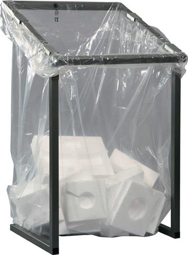 RENNER Abfallsammler H1230xB730xT695mm 1.000l anthrazit-eisenglimmer,DB703 stationär - 8025-10