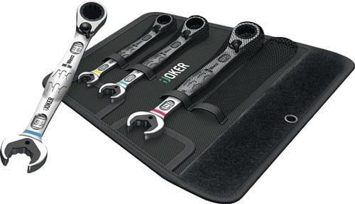 Wera 4tlg. Joker Maul-Ringratschenschlüssel-Satz, umschaltbar - 020090