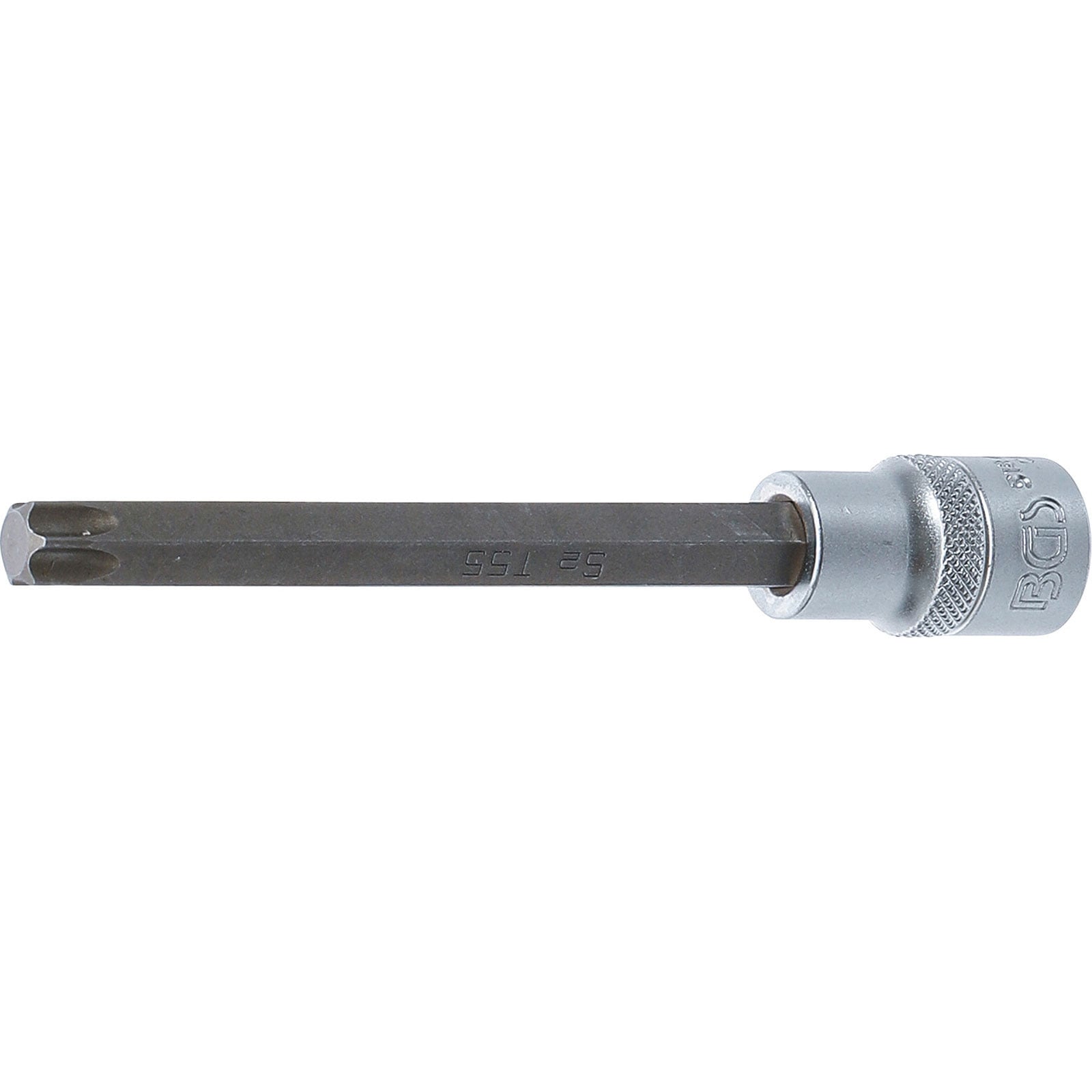 BGS Bit-Einsatz Länge 140 mm Antrieb Innenvierkant 12,5 mm (1/2") T-Profil (für Torx) T55 - 5184-T55