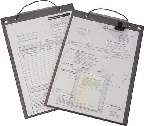 Eichner Auftragstasche mit Klettverschluss und 2 Fächern schwarz - 9015-00479