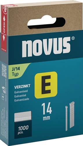 Nägel E Typ J L.14mm Draht-B.1,2mm m.Kopf 1000 St.NOVUS