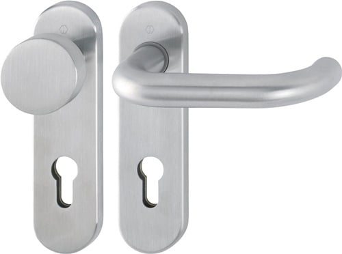 HOPPE Kurzschildgarnitur Paris E58/353K/138Z VA F69 PZ rd Wechselgrt - 3296687