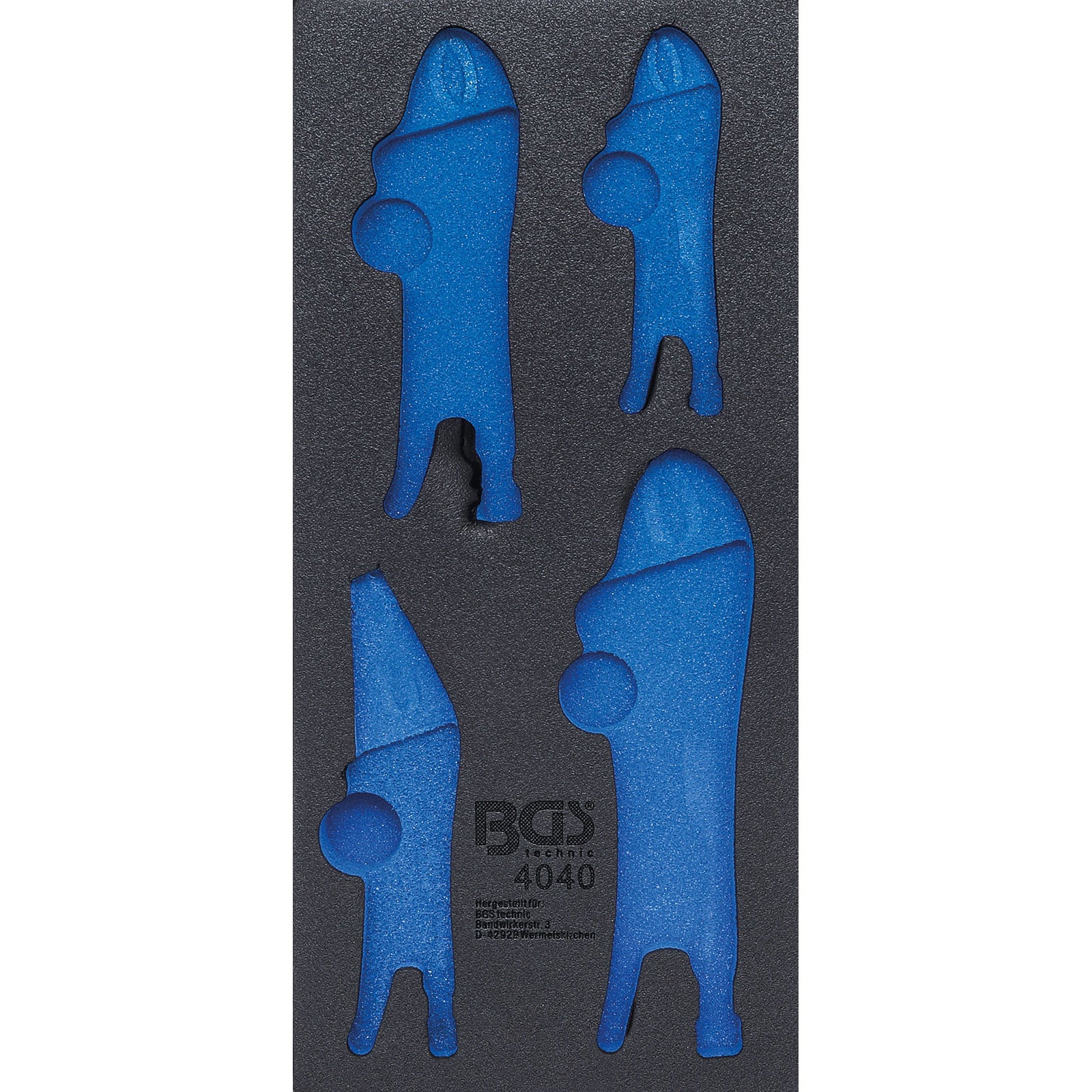 BGS Werkstattwageneinlage 1/3 leer für Art. 4040 - 4040-1