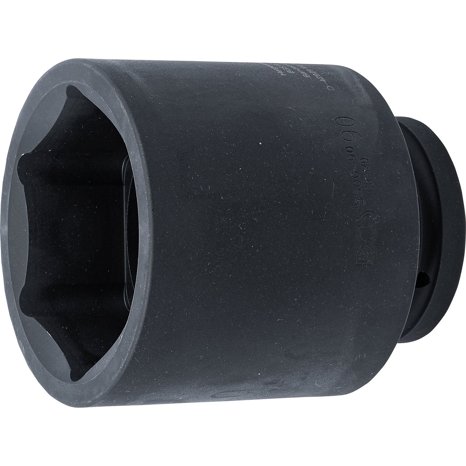 BGS Kraft-Steckschlüssel-Einsatz Sechskant tief Antrieb Innenvierkant 25 mm (1") SW 90 mm - 5500-90