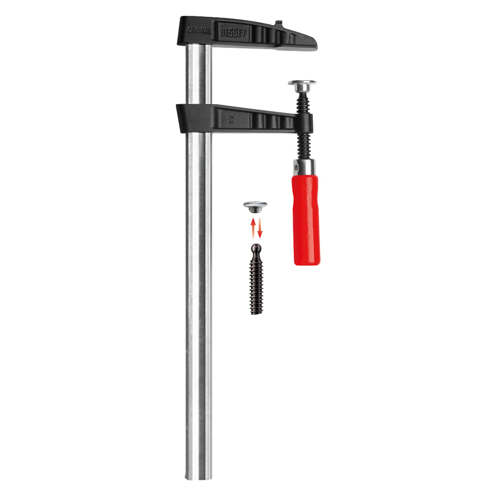 Bessey Temperguss-Schraubknecht 800 x 120 mm - TGK80