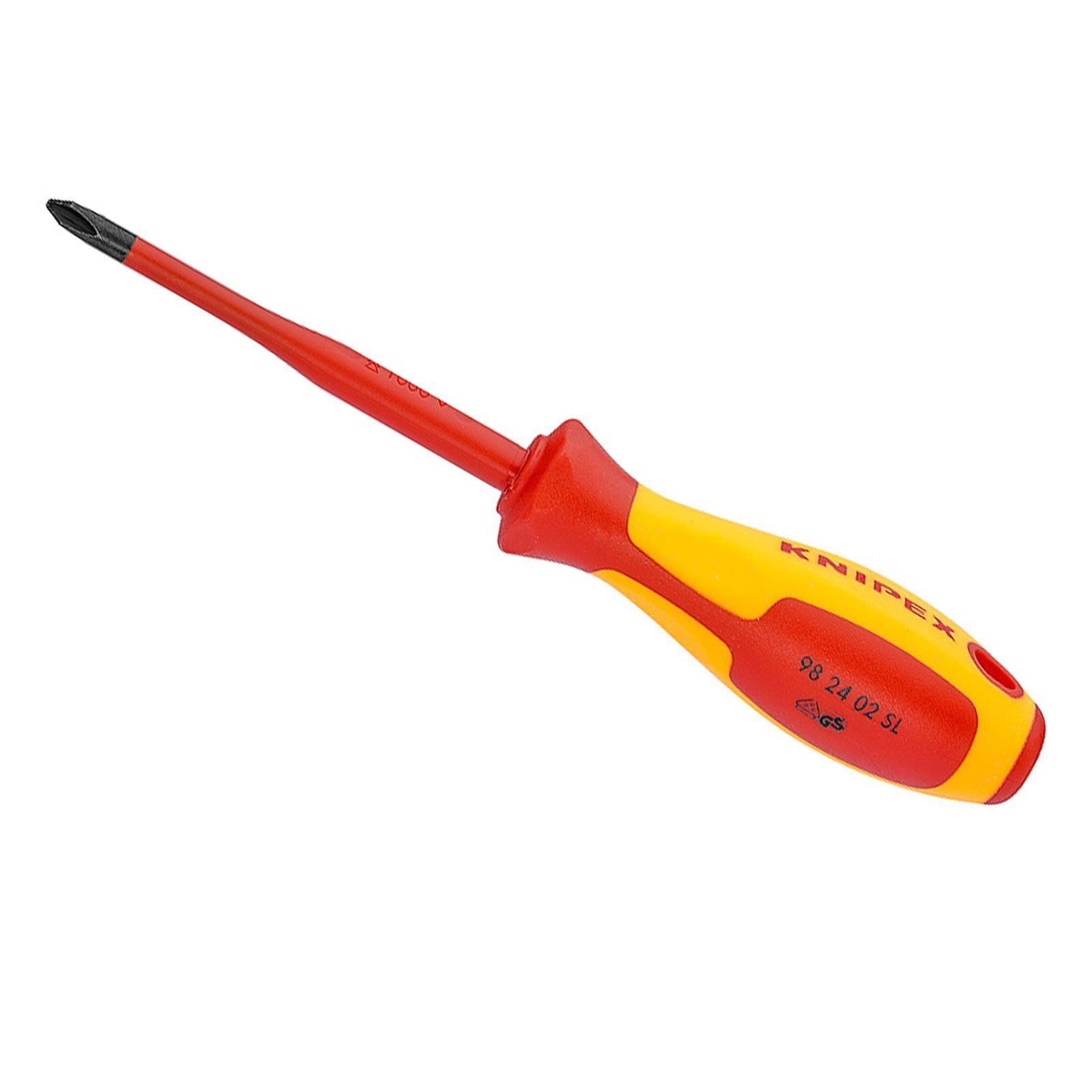 Knipex 1x Phillips® Schraubendreher (Slim) für Kreuzschlitzschrauben - 982402SL