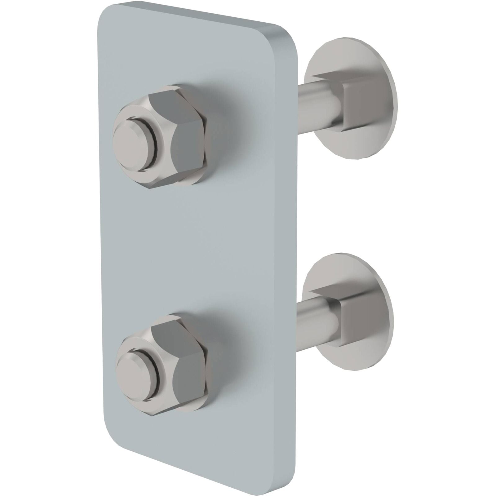 Günzburger Steigtechnik Schienenbefestigung für Leitersprossen Stahl verzinkt - 077536