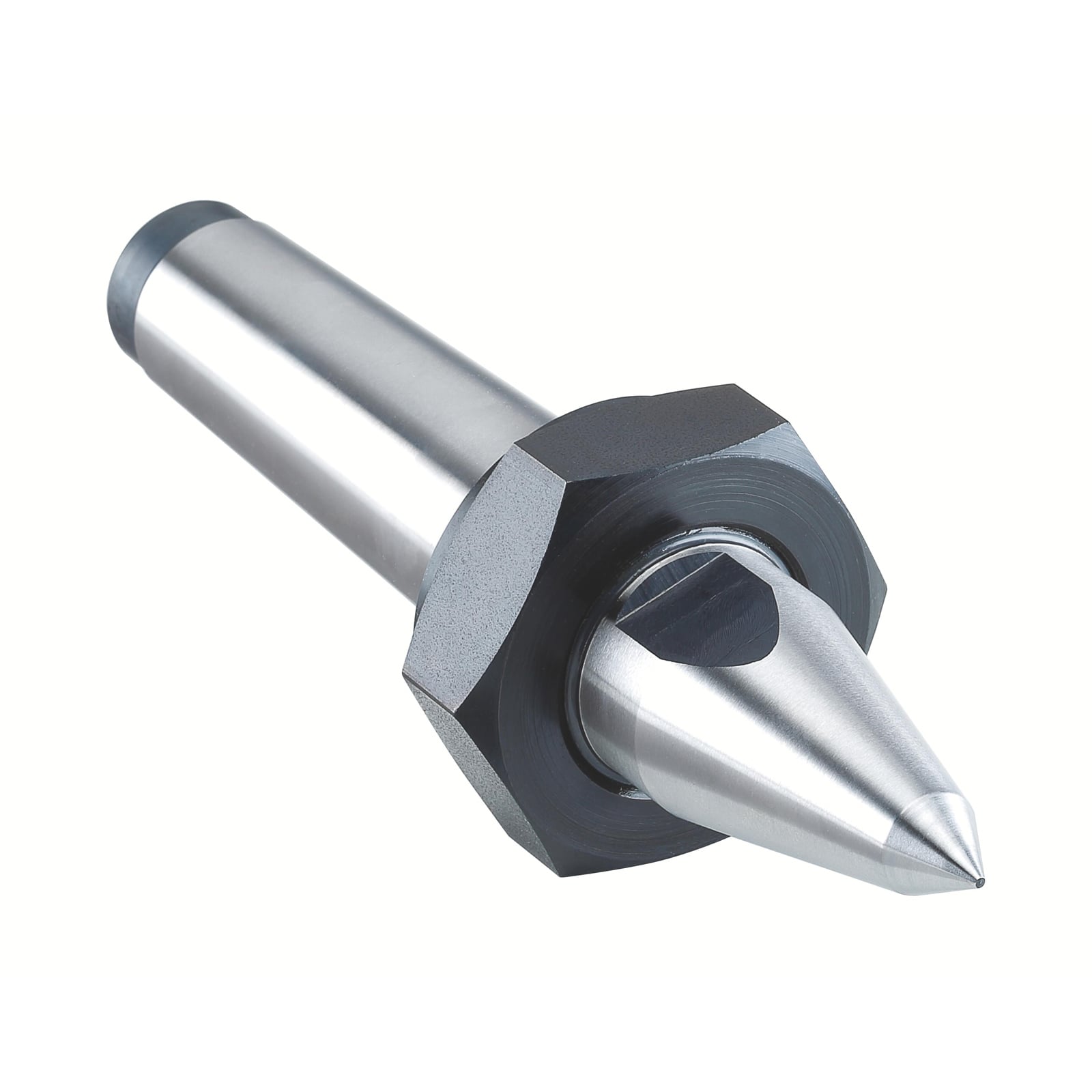 Röhm Feste Zentrierspitzen, MK 5, ähnlich DIN 807, volle Spitze mit Abdrückmutter - 249578