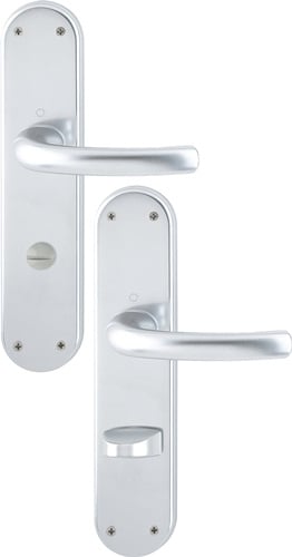 HOPPE Renovationsgarnitur Tôkyô 1710/3334 Alu.F1 SK/OL 4-KT.8mm Entf.78mm - 11545185