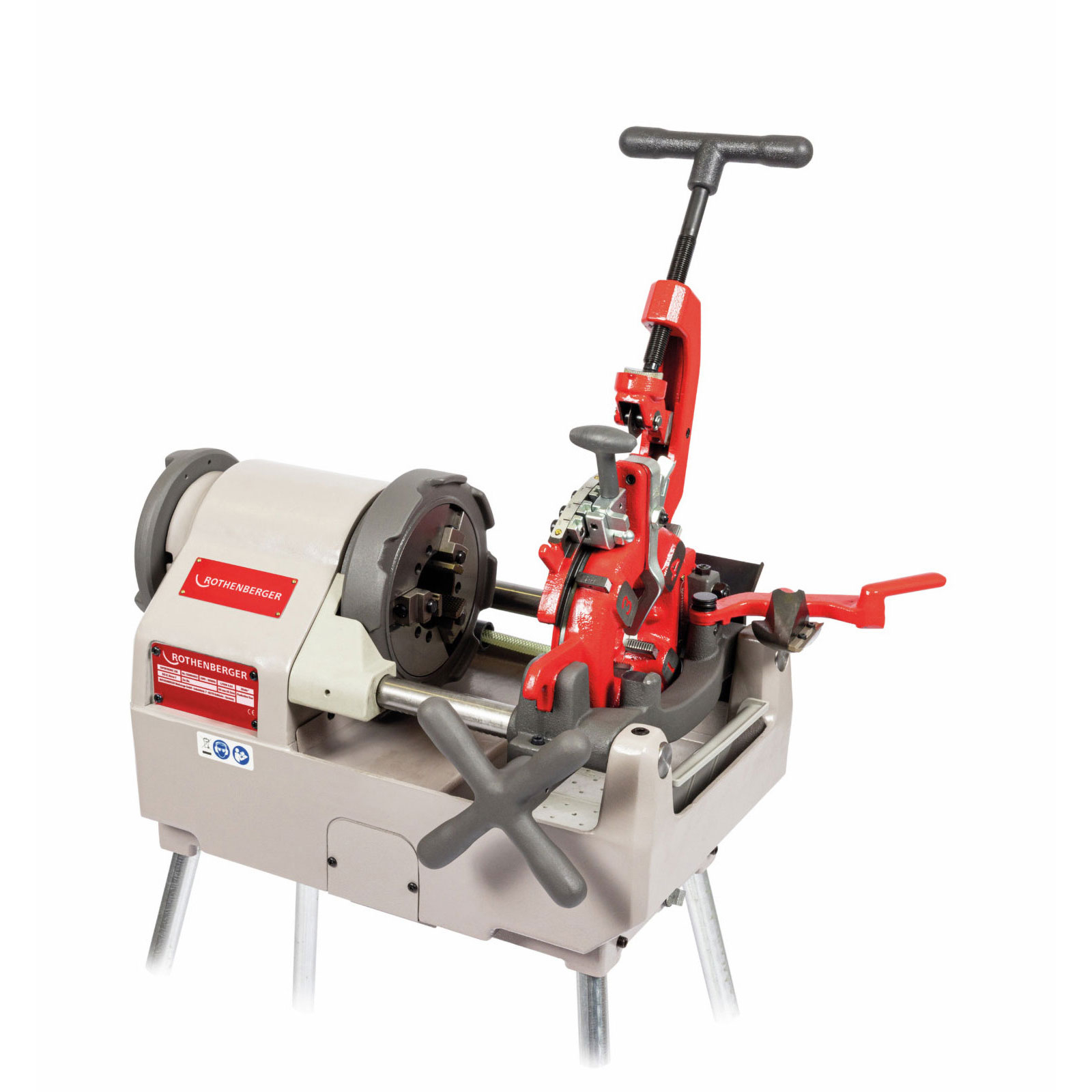 ROTHENBERGER SUPERTRONIC 2SE, Standard Gewindeschneid kopf, BSPT R1/2-2", 230V - 1500004021