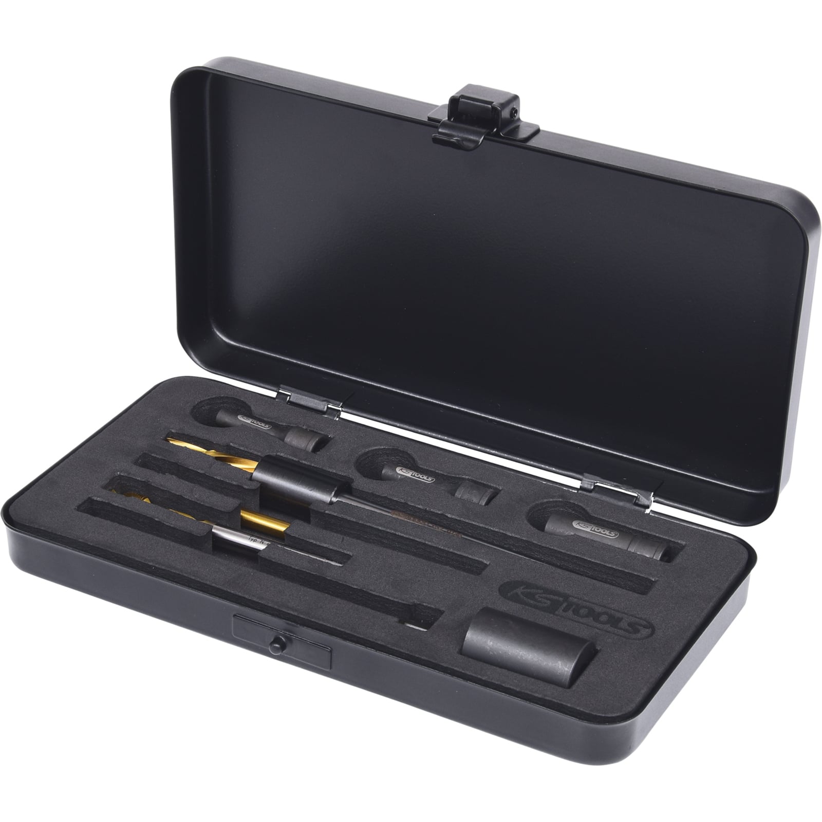 KS TOOLS Universal Glühkerzen-Ausbohrsatz M10 x 1 8tlg. - 152.1030