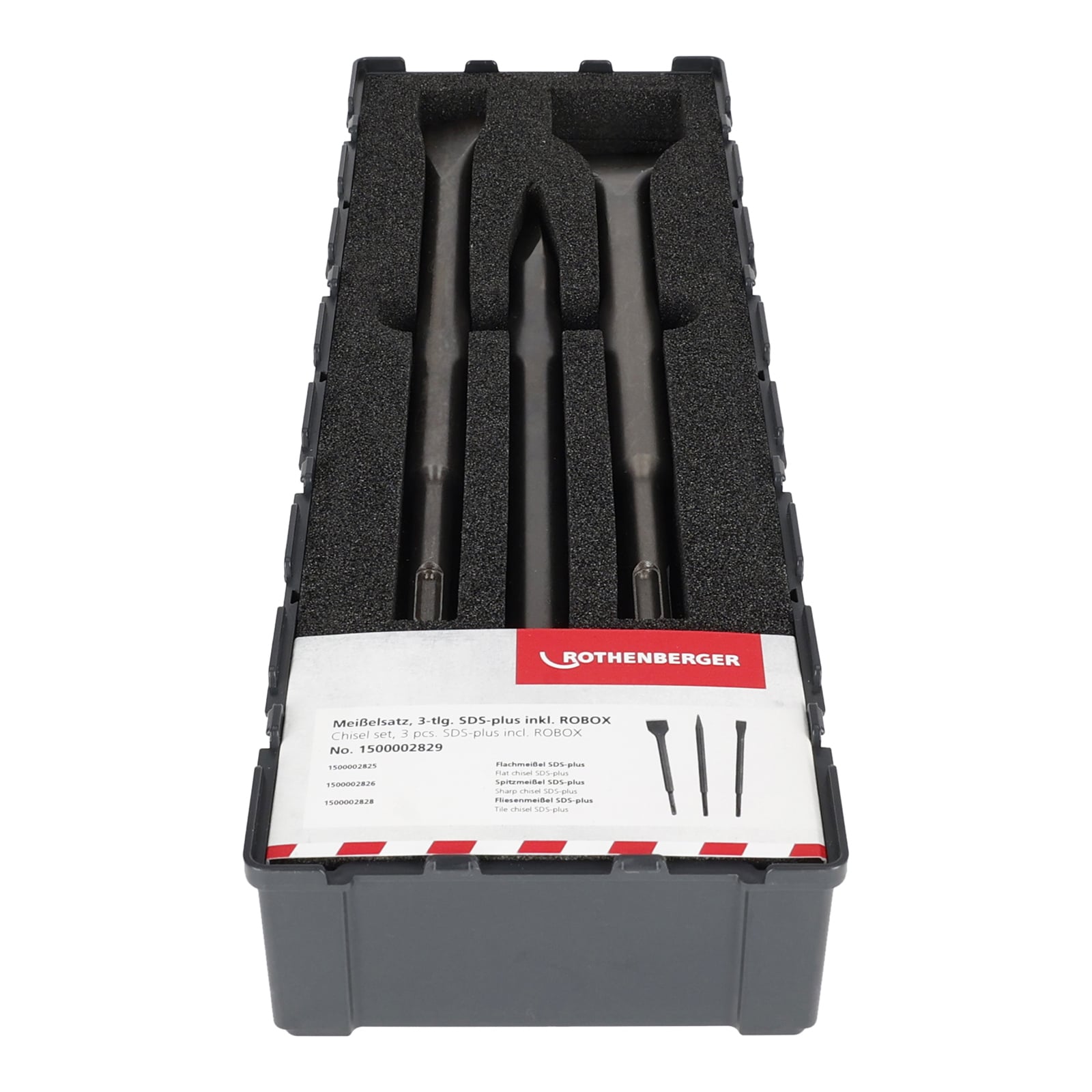ROTHENBERGER Meißelsatz 3-tlg SDS-plus - 1500002829