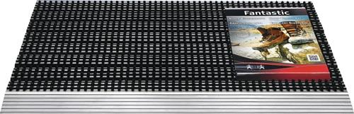 HAMAT Fußmatte Alu-Anlaufkante schwarz/silber PP/Alu - 3091473007 HAMAT Fußmatte Alu-Anlaufkante schwarz/silber PP/Alu - 3091473007