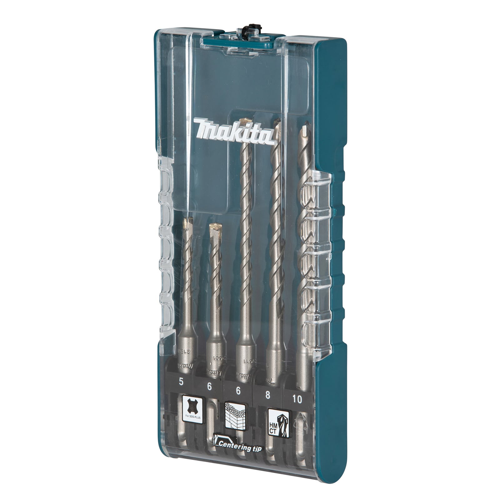 Makita SDS-PLUS Betonbohrer-Set 5tlg. Ø 5 - 10 mm - E-15702