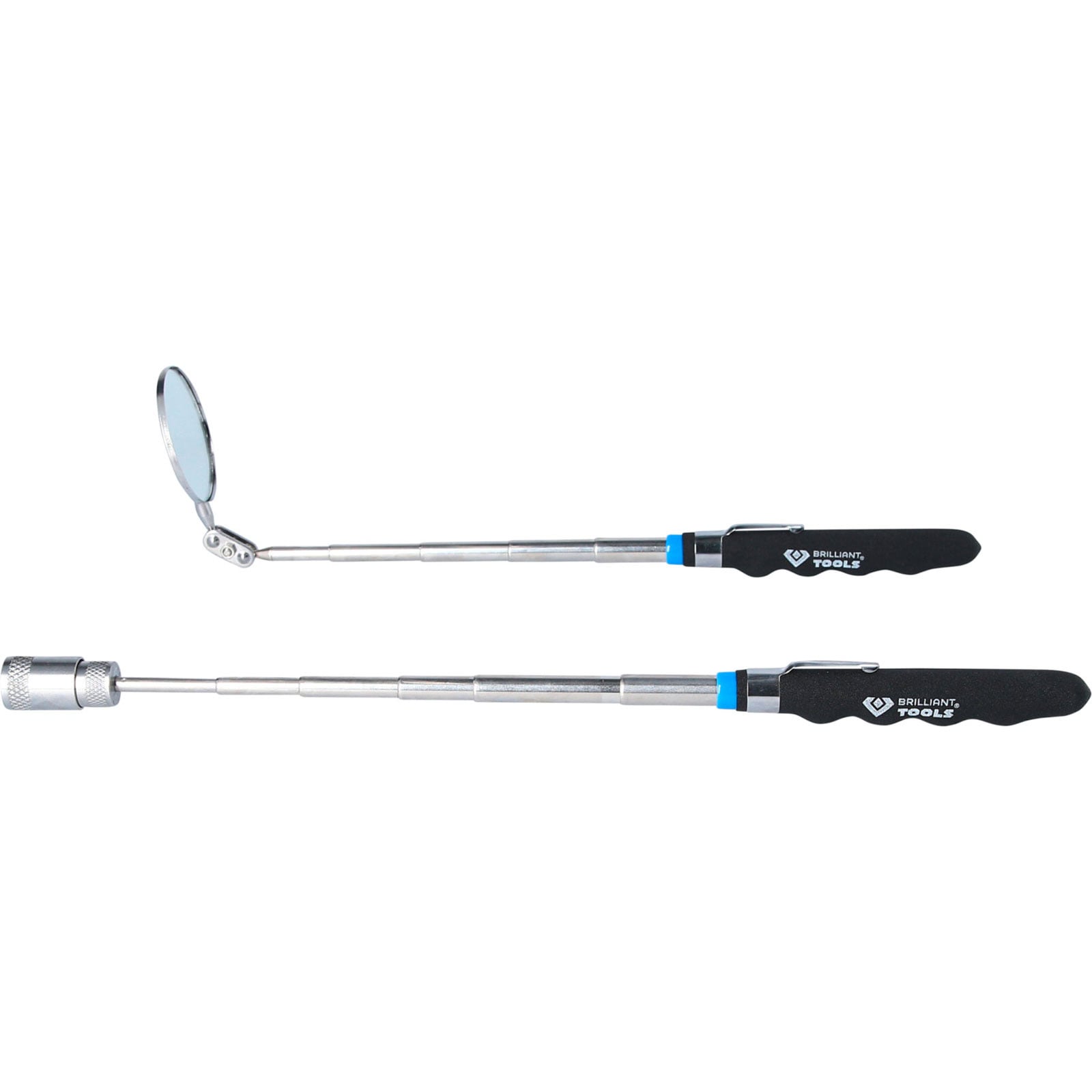 BRILLIANT TOOLS Teleskop-Spiegel und Magnetheber-Satz 2tlg. - BT115905