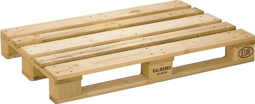 Poolflachpalette L1200xB800xH144mm Trgf.1.000kg 3 Kufen HO natur - PA8001