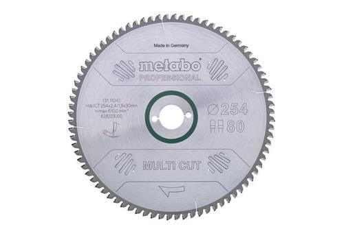 Kreissägeblatt multi cut professional HW/CT 254x30x2,4/1,8 D254xB2,4x30mm 80Z.