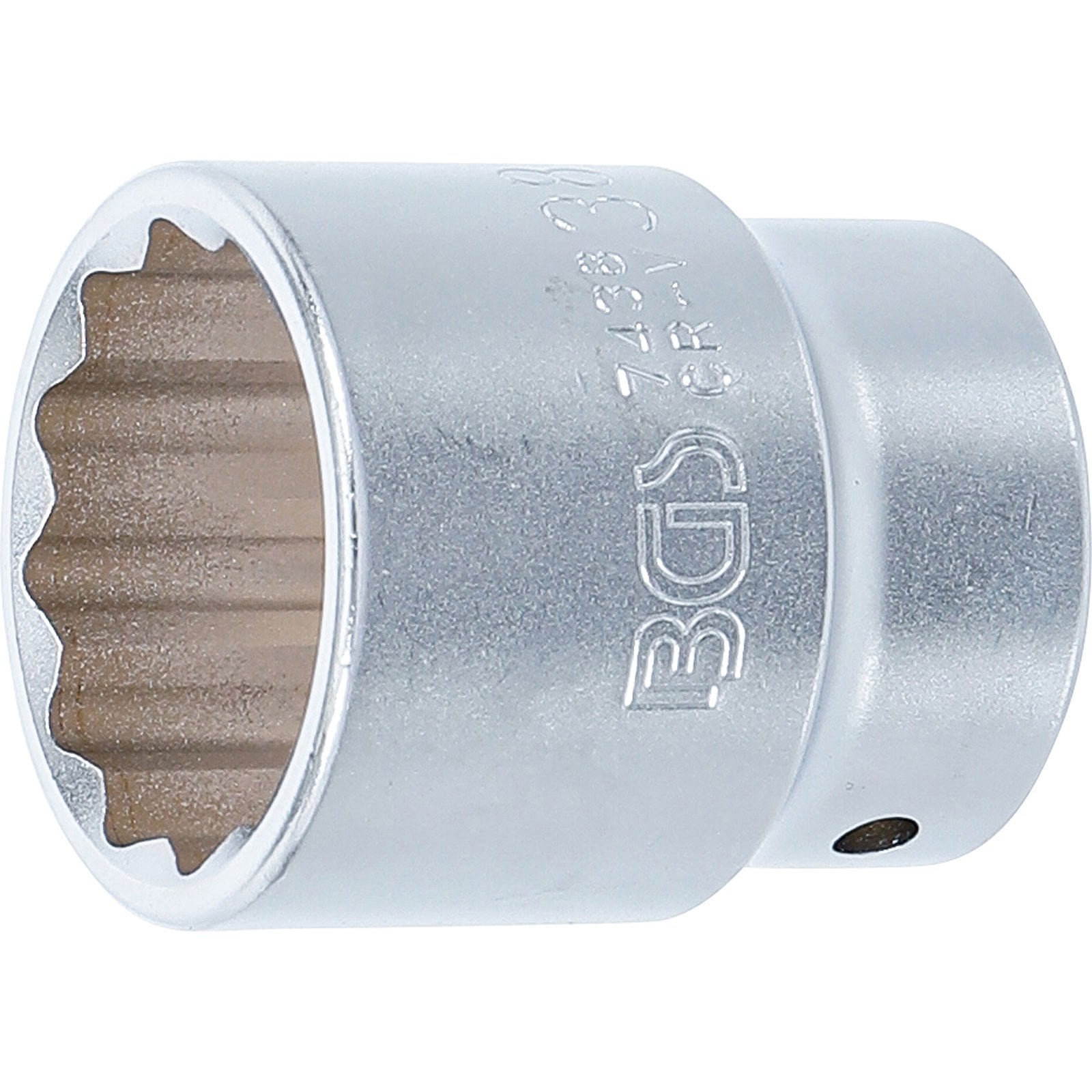 BGS Steckschlüssel-Einsatz Zwölfkant Antrieb Innenvierkant 20 mm (3/4") SW 38 mm - 7438