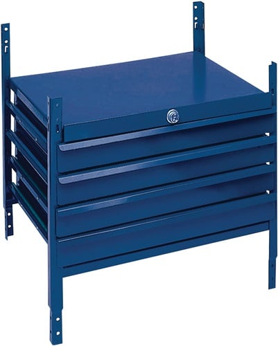 Schubladenelement LOGS 120 H520xB540xT390mm 4 Schubl.abschl.LOGS - LOGS 120 RAL 5022