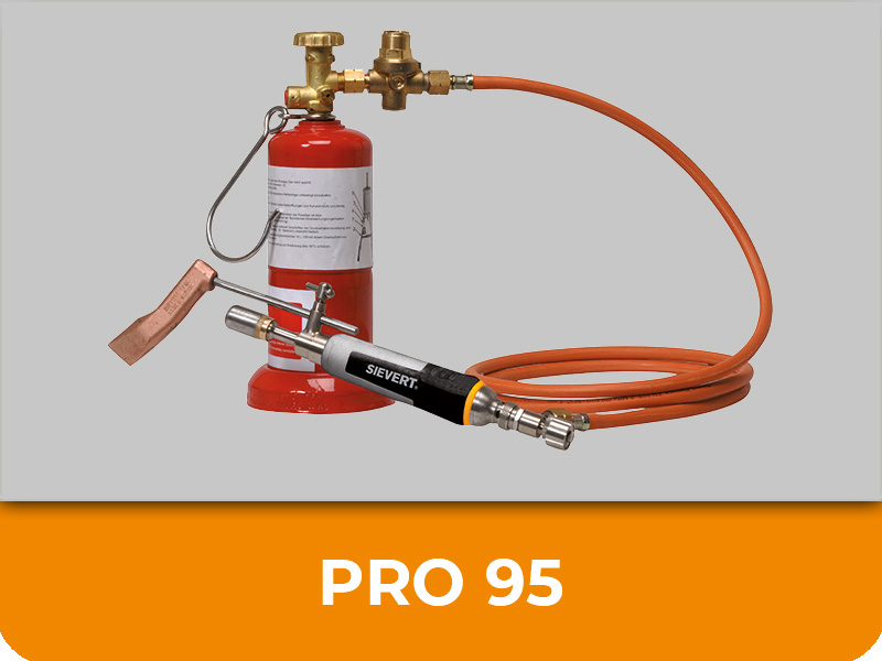 Sievert Pro 95 Löt- und Schweißset mit Gasflasche und Zubehör