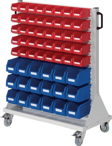 RasterPlan Rollwagen RasterMobil H1230xB1.000xT500mm grau KastenxGr18xGr6, 40xGr7 - 7024.57.0713