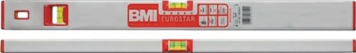 BMI Wasserwaage EUROSTAR 690 E 180cm Alu.silber ± 0,5mm/m - 690180E