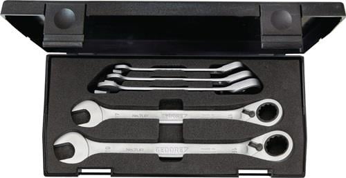 Gedore Maulringratschenschlüsselsatz 7 UR-005 5tlg. SW 8 - 19 mm - 2327651