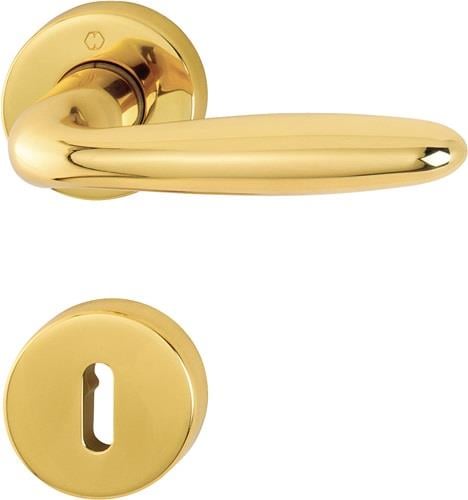 HOPPE Rosettengrt.Verona M151/42KV/42KVS MS F71 rd.OB DIN L/R D/D - 2749453