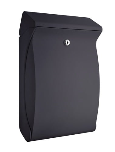 BURG-WÄCHTER Briefkasten Swing 4906 Ant H.419mm B.271mm T.129mm anth.Ku.DIN C4 - SWING 4906 ANT