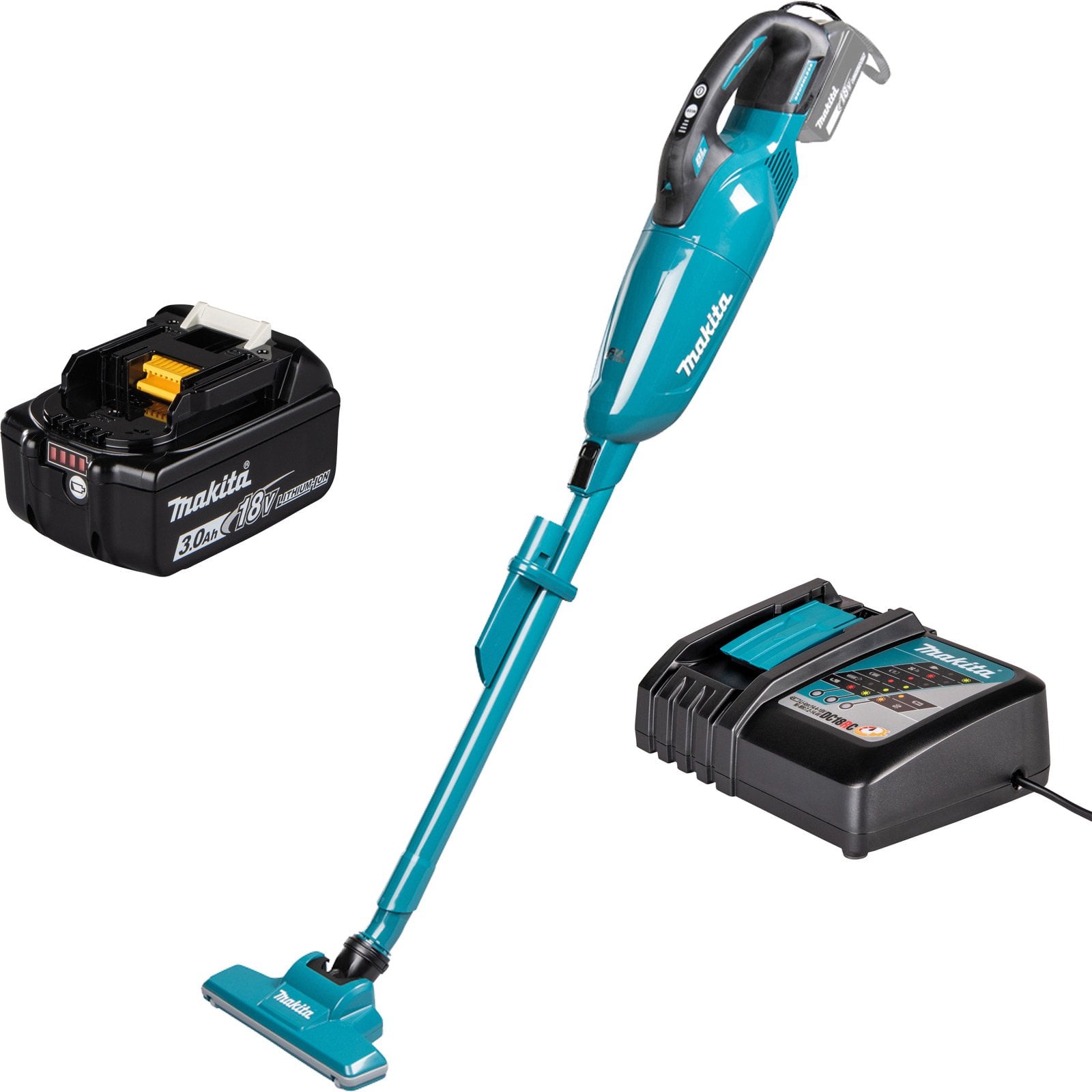 Makita DCL284FRF Akku-Staubsauger 18V / 1x 3,0 Ah Akku + Ladegerät