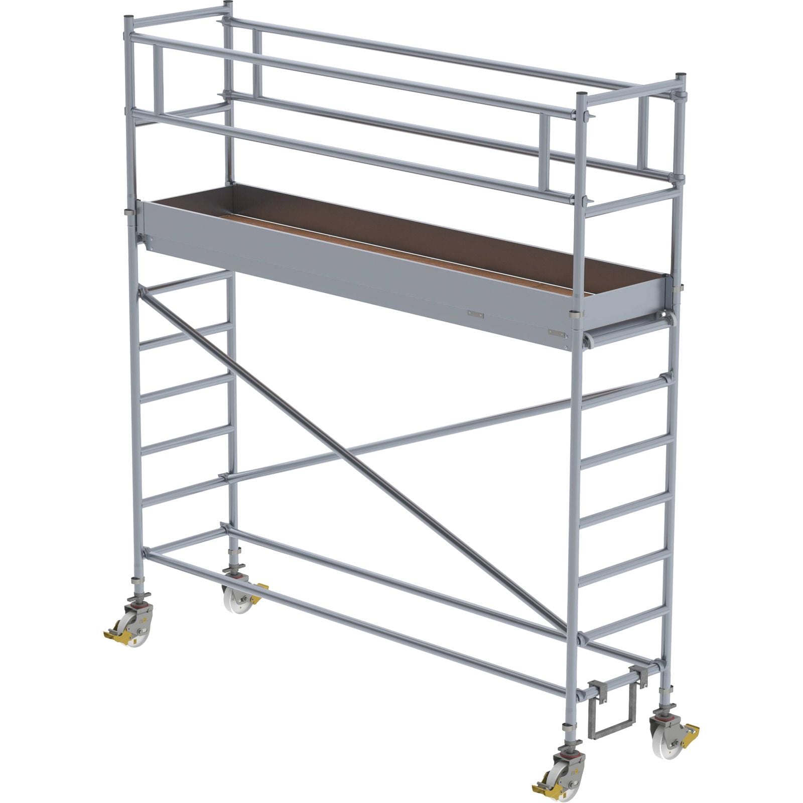 Günzburger Steigtechnik Rollgerüst 0,75 x 3 m Plattformhöhe 2,35 m - 172235