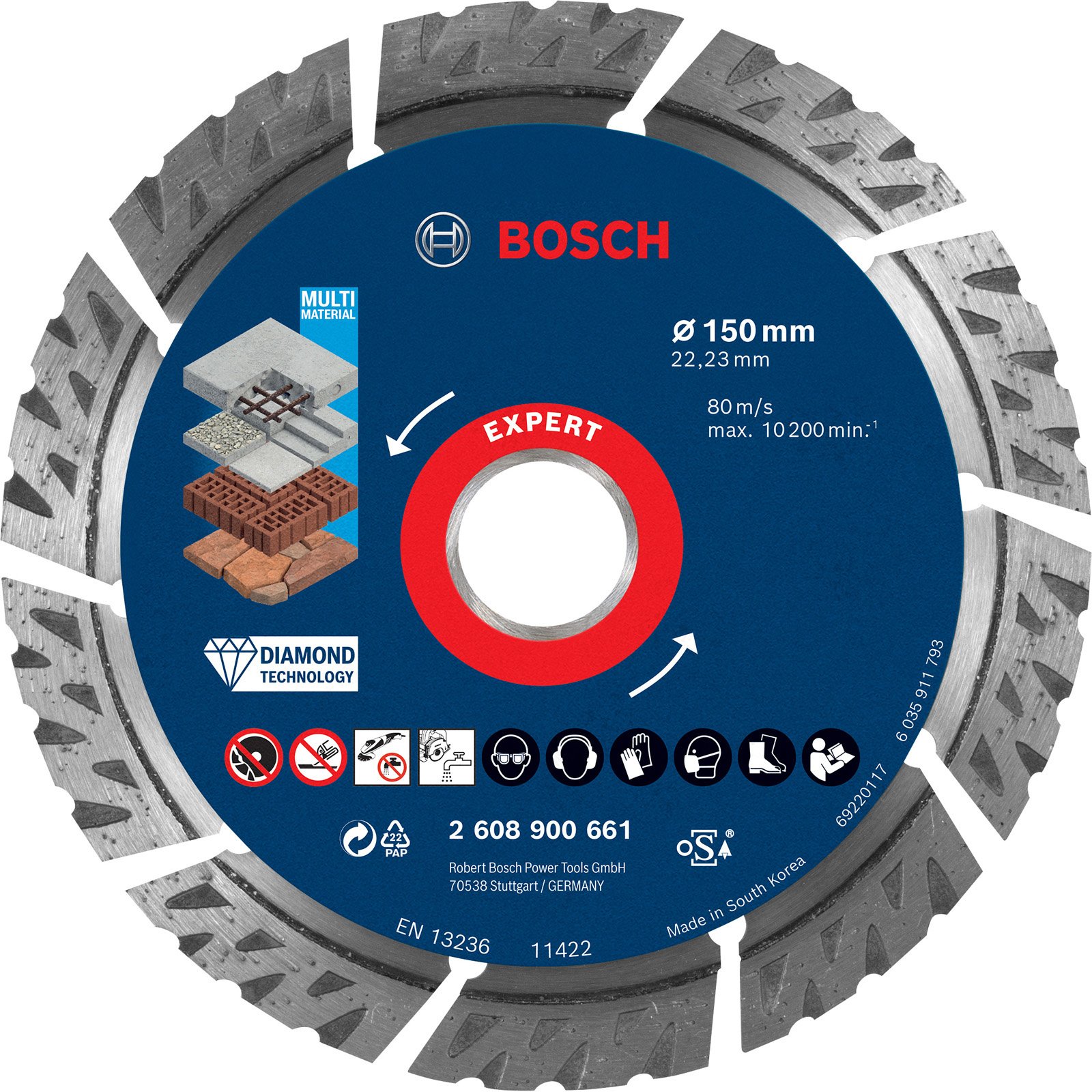 Bosch Expert MultiMaterial Diamanttrennscheiben