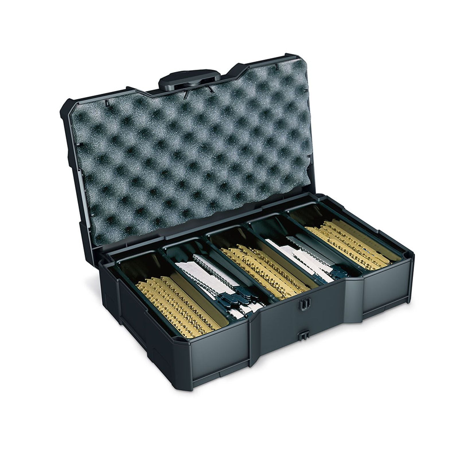 Tanos MINI-Systainer T-Loc Gr.1+Einlage für Kleinteile mit 5-fach Einteilung anthrazit (RAL 7016) -80590507