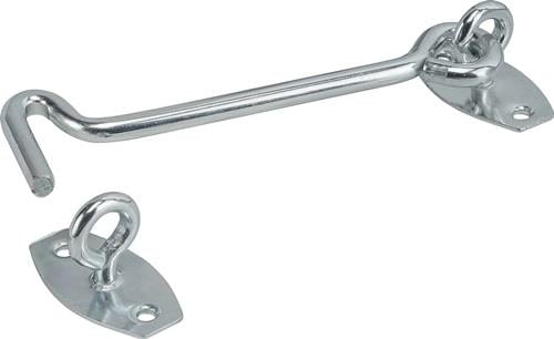 VORMANN Sturmhaken L.120 mm Stahl blau verzinkt mit Ösenplatte zum Aufschrauben - 000083120Z