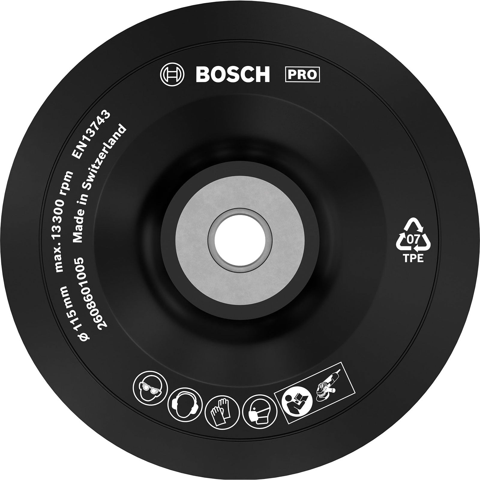 Bosch PRO Backing Pad weich 115 mm M14 weich - 2608601005
