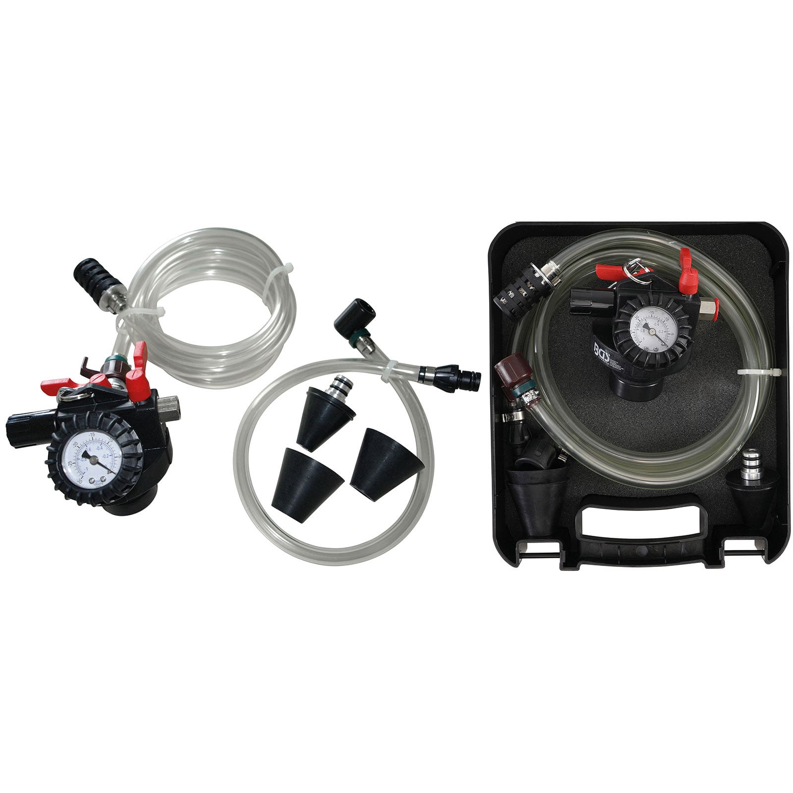 BGS Kühlsystem-Befüll- und Entlüftungsgerät 6tlg. - 9502