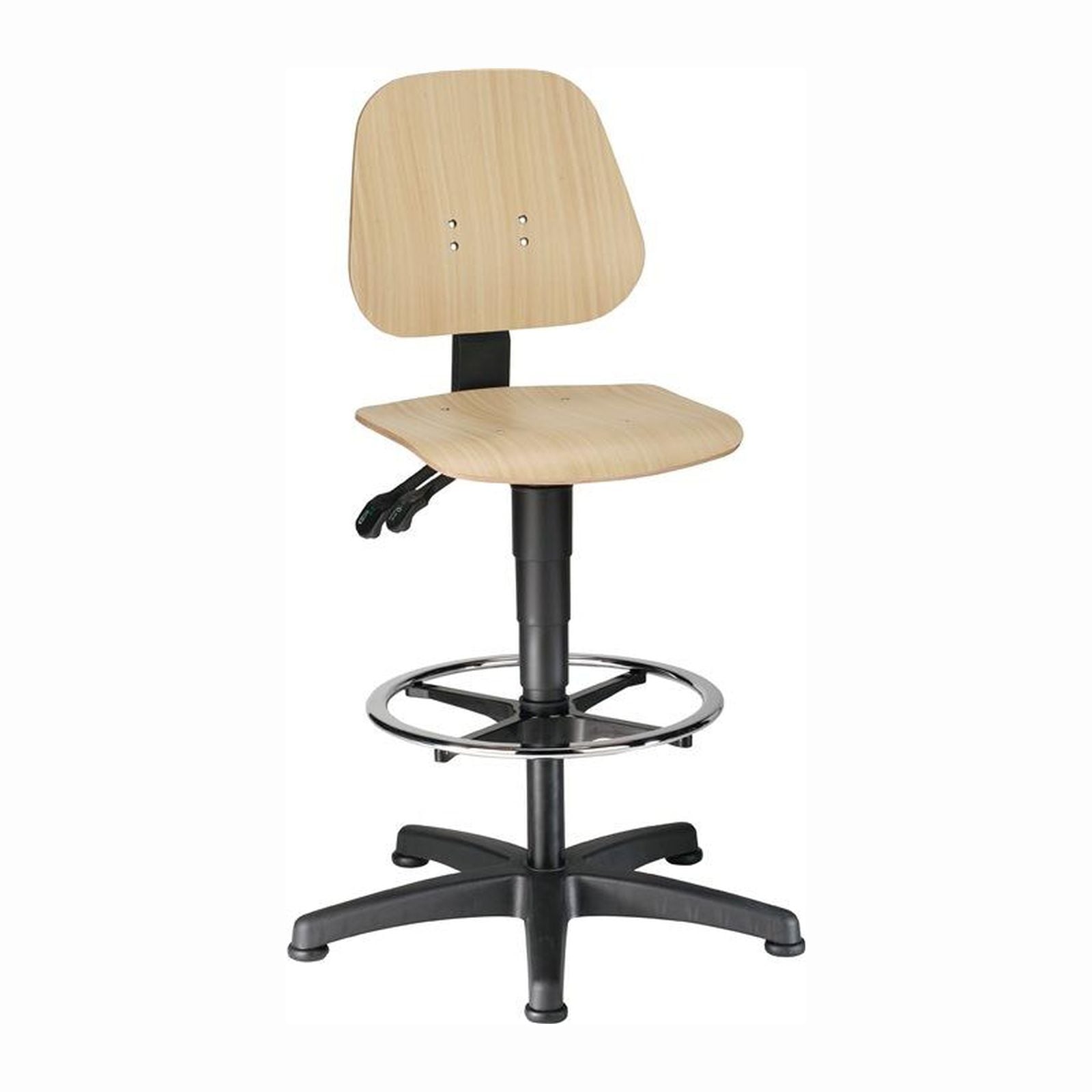 interstuhl Arbeitsdrehstuhl Unitec Bodengleiter + Fußring - 9651-3000