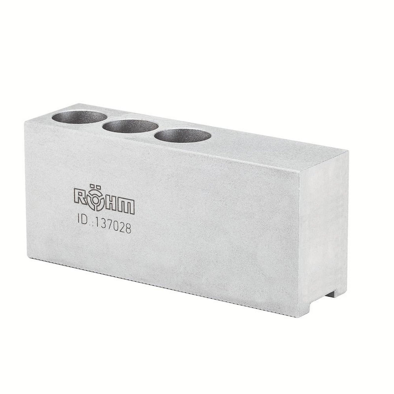 Röhm verlängerte Aufsatzbacken Größe 500/600, 3-Backen-Satz, Spitzverzahnung 90° - 169449